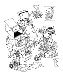 Part Location Diagram of 96859A MTD Cutting Deck